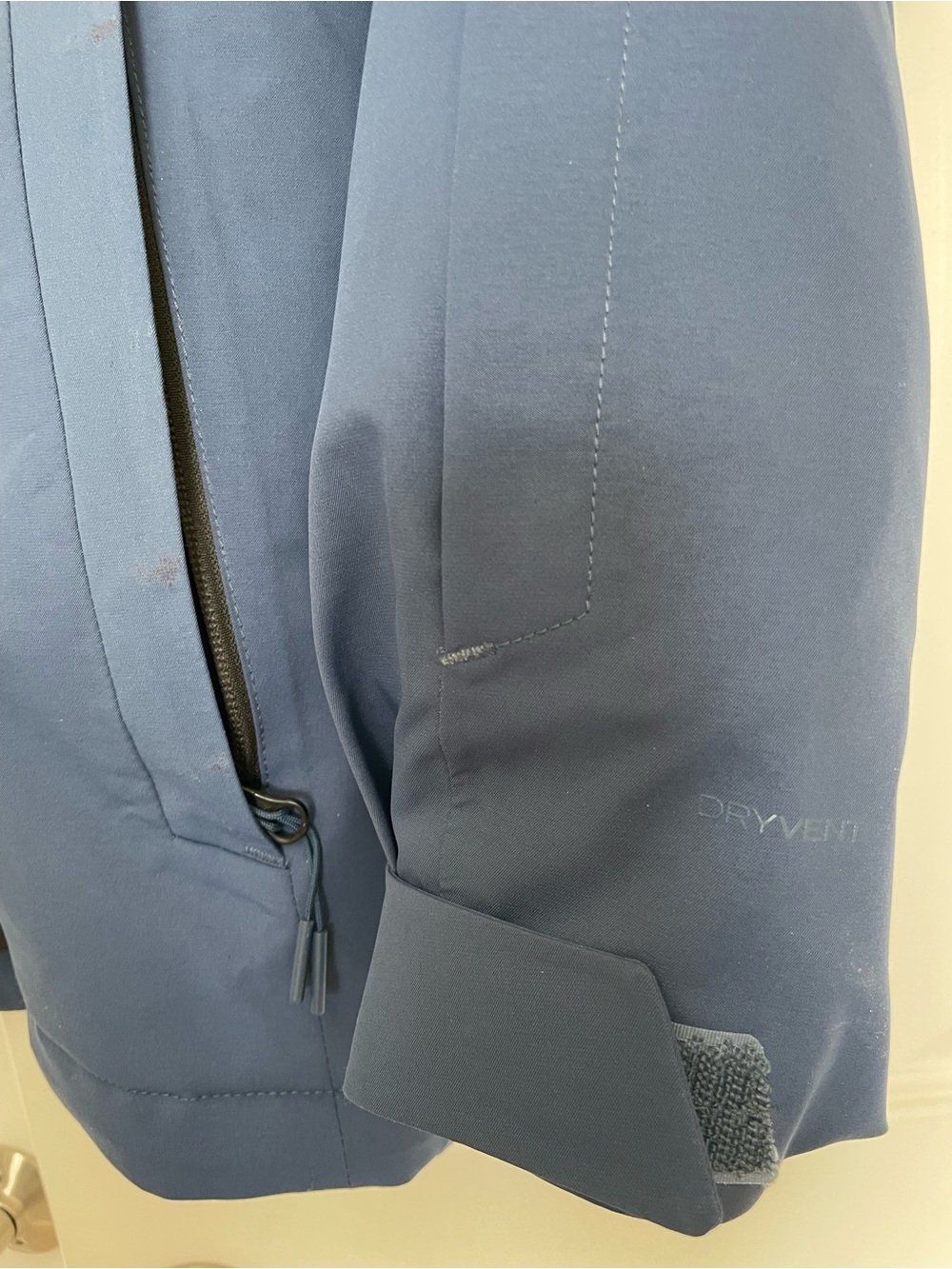 Men’s Slate Blue Front Point Shell Jacket - Picture 5 of 8